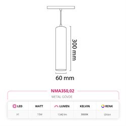 Nevo 48V Tekli Magnet Sarkıt Siyah NMA350