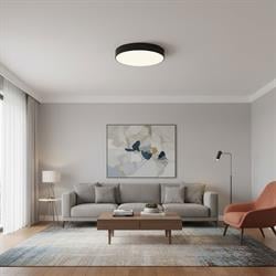 Nevo 50 Cm Sıva Üstü Ledli Tavan Armatürü Siyah NS120-2