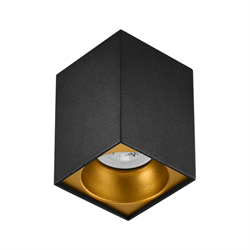 Nevo Sıva Üstü Led Spot Siyah Gold NS239