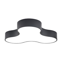 Nevo 60 Cm Sıva Üstü Ledli Tavan Armatürü Siyah NS133