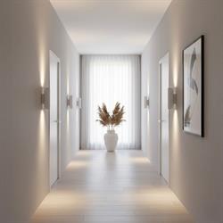 Nevo Çift Yönlü İç Mekan Aplik Beyaz Bakır NA137