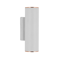 Nevo Çift Yönlü İç Mekan Aplik Beyaz Bakır NA137