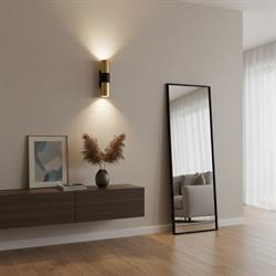 Nevo Çift Yönlü İç Mekan Aplik Gold Siyah NA144