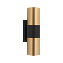 Nevo Çift Yönlü İç Mekan Aplik Gold Siyah NA144