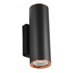 Nevo Çift Yönlü İç Mekan Aplik Siyah Bakır NA137