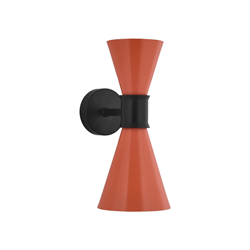 Nevo Çift Yönlü İç Mekan Aplik Siyah Turuncu NA147-1