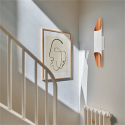 Nevo Çift Yönlü İç Mekan Aplik Beyaz Gold NA159