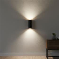 Nevo Çift Yönlü İç Mekan Aplik Siyah Bakır NA138