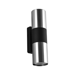 Nevo Çift Yönlü İç Mekan Aplik Siyah Krom NA144