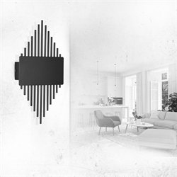 Nevo Çift Yönlü Ledli İç Mekan Aplik Siyah NA148