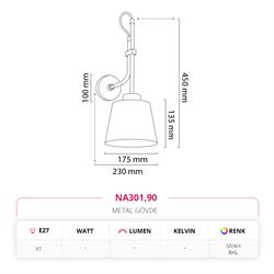 Nevo Dekoratif Aplik Siyah Bal NA301