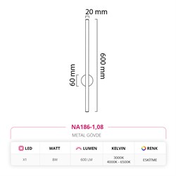 Nevo Dekoratif İç Mekan Aplik Eskitme NA186-1