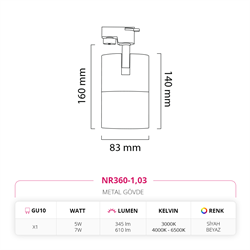Nevo Dekoratif Ray Spot NR360-1