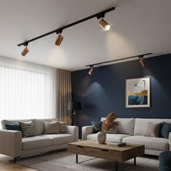 Nevo Dekoratif Ray Spot Siyah Bakır NR328