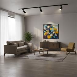 Nevo Dekoratif Ray Spot Siyah Gold NR328