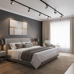 Nevo Dekoratif Ray Spot Siyah Saten NR328