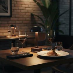 Nevo Dekoratif Şarjlı Masa Lambası Kahverengi NM102