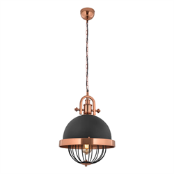 Nevo Dekoratif Tekli Sarkıt Siyah Bakır NS285