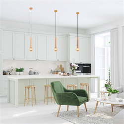 Nevo Dekoratif Tekli Sarkıt Bakır NS339