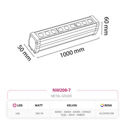 Nevo Dış Mekan 100 CM Wallwasher NW200-7