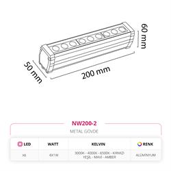 Nevo Dış Mekan 20 CM Wallwasher NW200-2