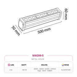 Nevo Dış Mekan 50 CM Wallwasher NW200-5
