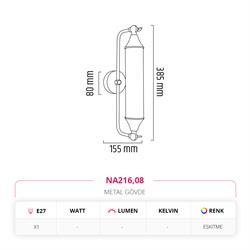 Nevo İç Mekan Aplik Eskitme NA216
