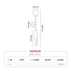 Nevo İç Mekan Aplik Eskitme NA246