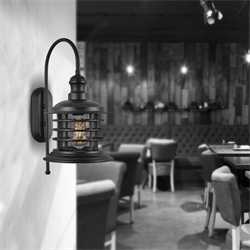 Nevo İç Mekan Aplik Siyah NA119