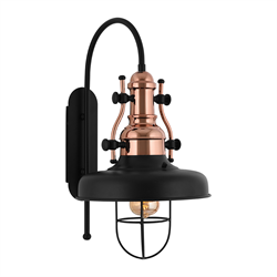 Nevo İç Mekan Aplik Siyah Bakır NA164