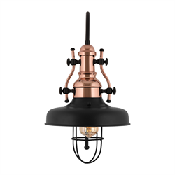 Nevo İç Mekan Aplik Siyah Bakır NA164