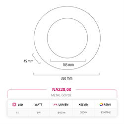 Nevo İç Mekan Aplik Eskitme NA228