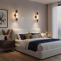 Nevo İç Mekan Aplik Siyah NA216