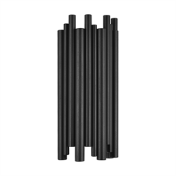 Nevo İç Mekan Çift Yönlü Boru Aplik Siyah NA171