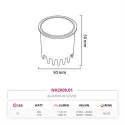 Nevo Led Modül Ampul Beyaz NA2009