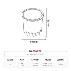 Nevo Led Modül Ampul Siyah NA2009