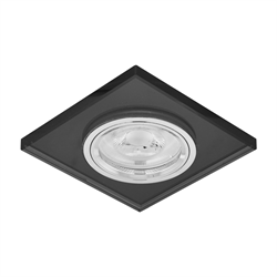 Nevo Sıva Altı Cam Spot Siyah ND500-1