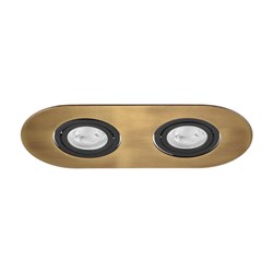 Nevo Sıva Altı İkili Led Spot Eskitme Siyah ND310-2