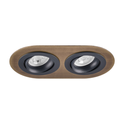 Nevo Sıva Altı İkili Led Spot Eskitme Antrasit ND348-2