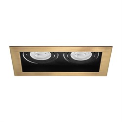 Nevo Sıva Altı İkili Led Spot Eskitme Siyah ND320-2