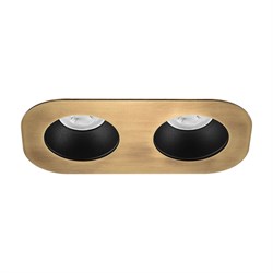 Nevo Sıva Altı İkili Led Spot Eskitme Siyah ND312-2