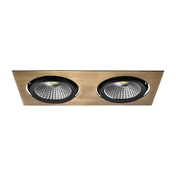 Nevo Sıva Altı İkili Led Spot Eskitme Siyah ND260-2