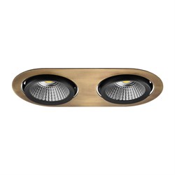 Nevo Sıva Altı İkili Led Spot Eskitme Siyah ND275-2