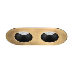 Nevo Sıva Altı İkili Led Spot Eskitme Siyah ND311-2