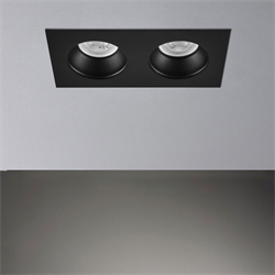 Nevo Sıva Altı İkili Led Spot Siyah ND316-2