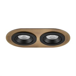 Nevo Sıva Altı İkili Led Spot Siyah Eskitme ND348-2