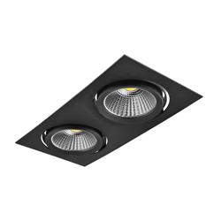 Nevo Sıva Altı İkili Led Spot Siyah ND260-2