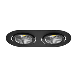 Nevo Sıva Altı İkili Led Spot Siyah ND275-2