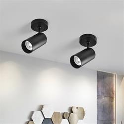 Nevo Sıva Üstü Led Spot Siyah NS164