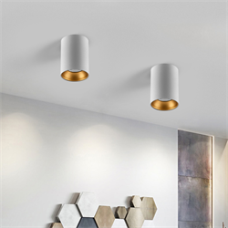 Nevo Sıva Üstü Led Spot Beyaz Gold NS238-1